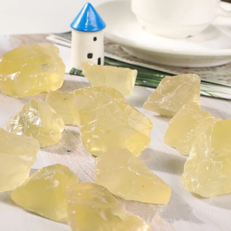 Large Rough Citrine Crystals Quartz Gravel 2