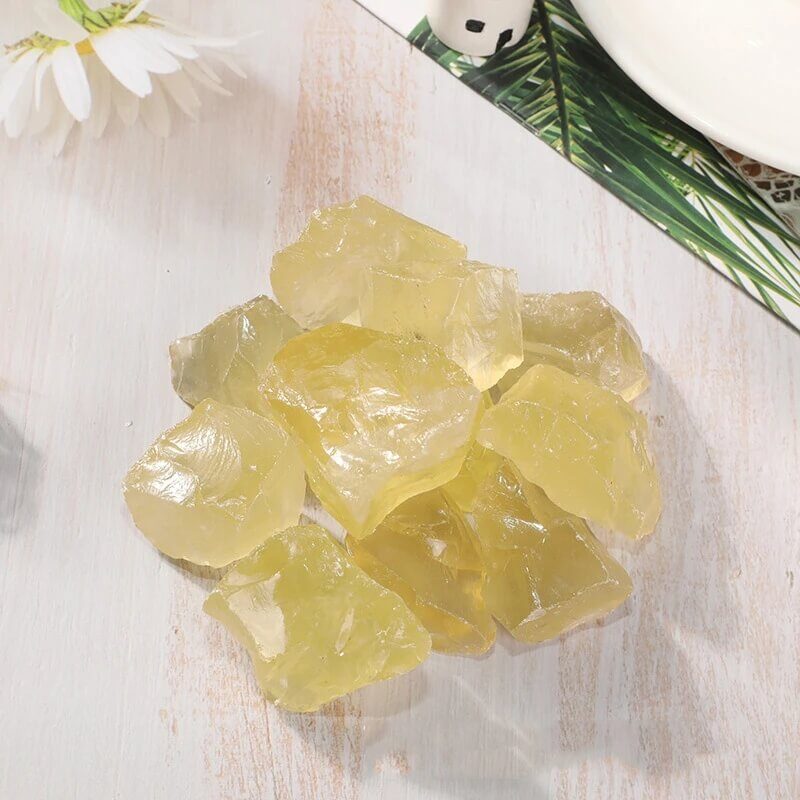 Large Rough Citrine Crystals Quartz Gravel