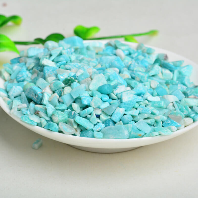 Natural Amazonite Crushed Stone Crystal 2