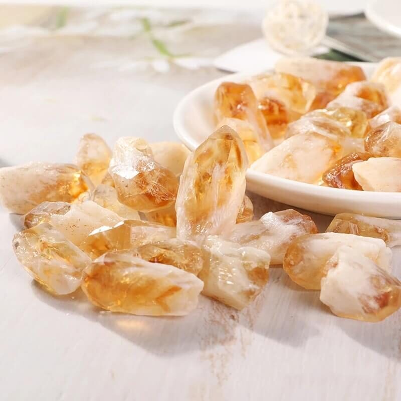 Natural Citrine Rough Yellow Quartz