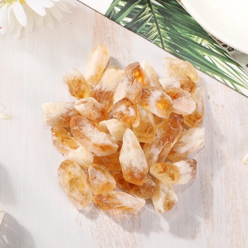 Natural Citrine Rough Yellow Quartz 5