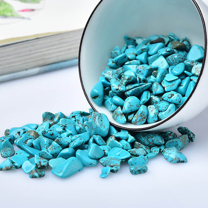 Blue Howlite Crushed Stone Crystal