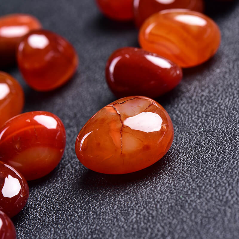 Red Agate Tumbled Stone Polished Crystal 1