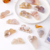 Sakura Flower Agate Cloud Carving