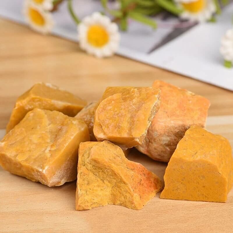 Yellow Aventurine Quartz Raw Crystals 3