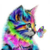 cat diamond painting 1