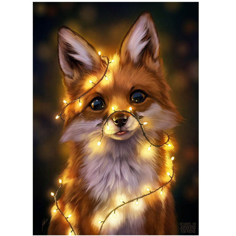 fox diamond painting 1