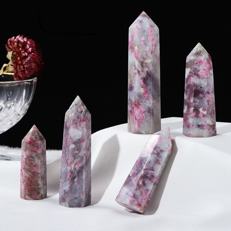Pink Tourmaline Tower Wand Crystal