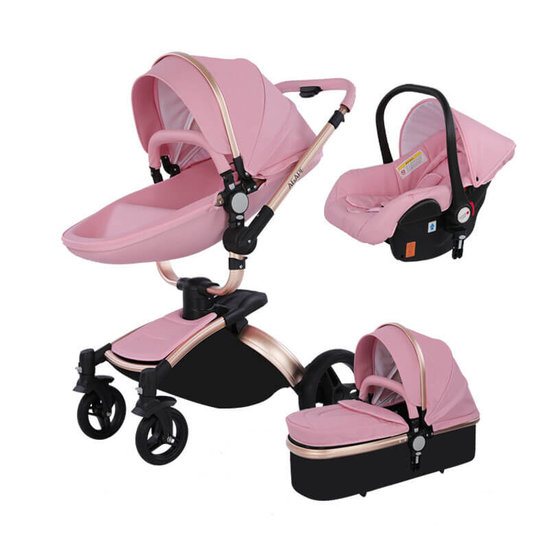 pink stroller 3 in 1