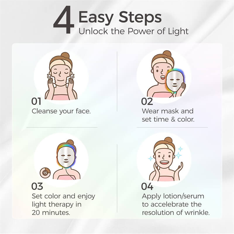 7 color Led Light Therapy Mask Skin Care Led Face Mask at Home (9)
