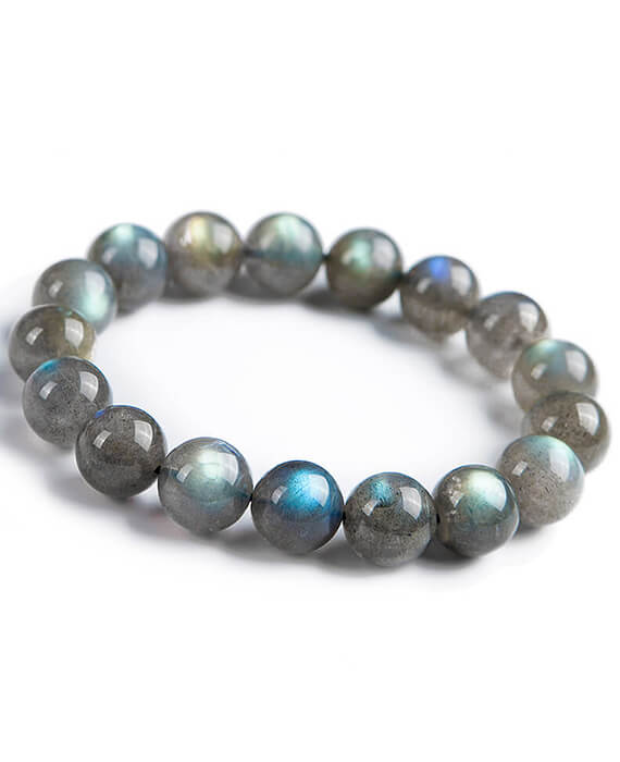 5A High Quality Labradorite Stone Bead Bracelet 2