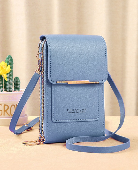 Pu Leather Fashion Phone Wallet Shoulder Bag