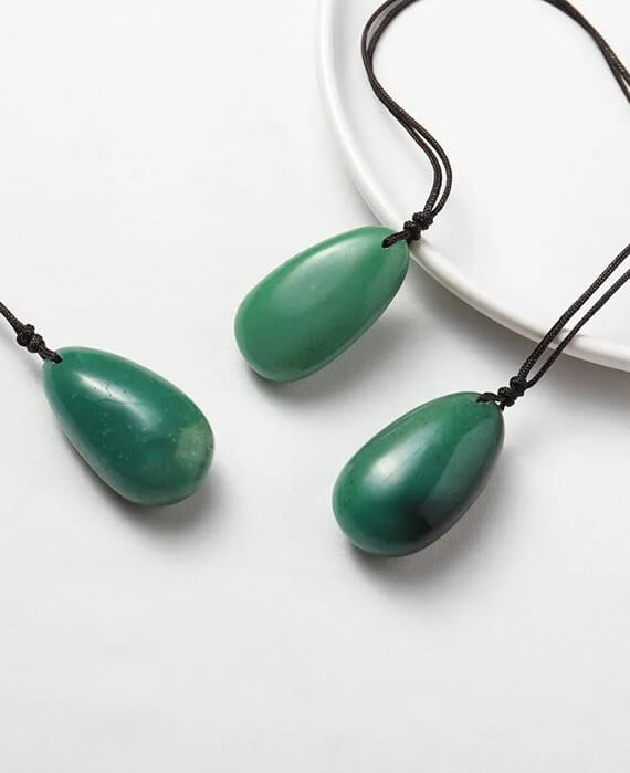 Green Aventurine Water Drop Necklace Wholesale 5