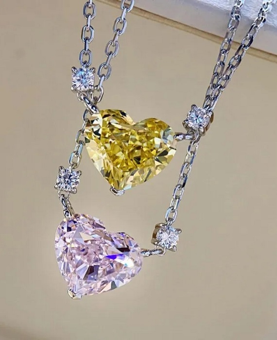 Heart Pendant Necklace Love Jewelry 2