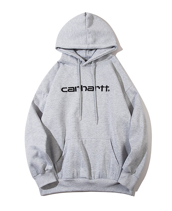 Letter Embroidery Round Neck Men Casual Hooded Hoodie 7