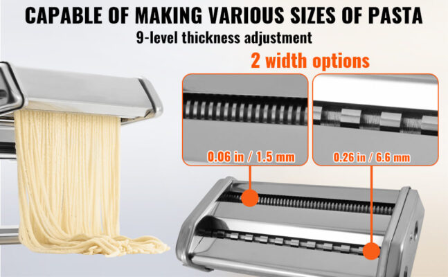 Pasta Noodle Roller Maker Machine 10