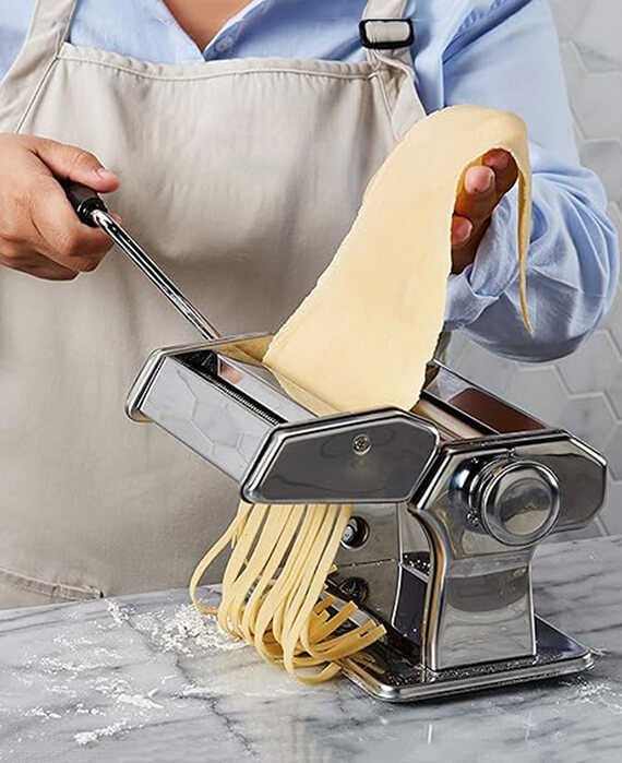 Pasta Maker Machine 9 Adjustable Thickness Settings Pasta Roller Noodle  Maker