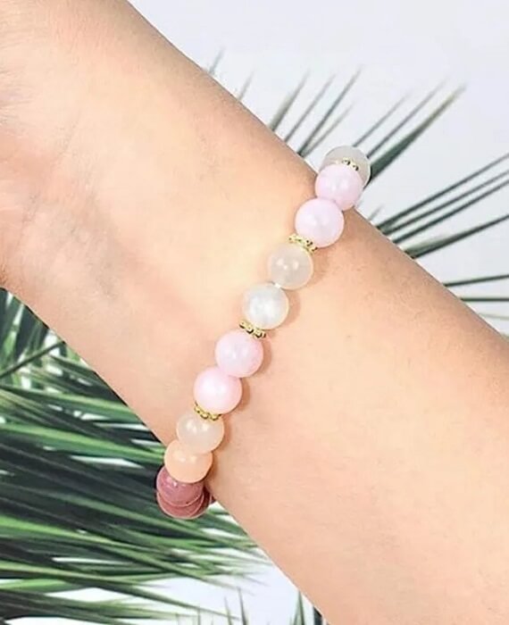 Pink Bracelet Bead Crystal Wholesale (2)
