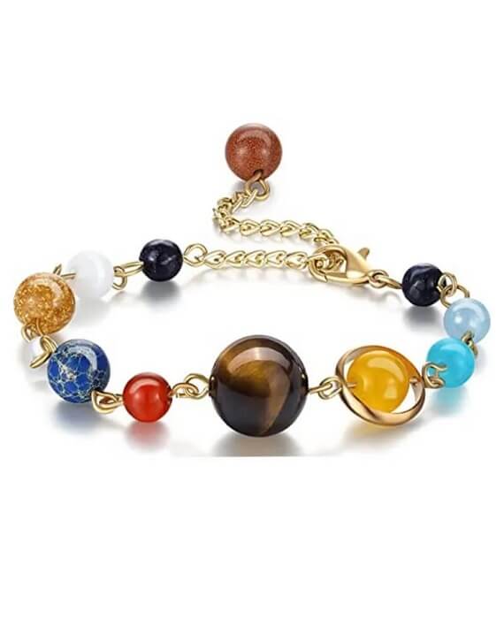 Solar System Stone Bracelet Crystal Beads Bracelet 1