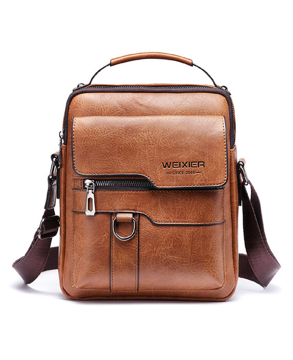 men’s shoulder bag vintage leather crossbody bag-1