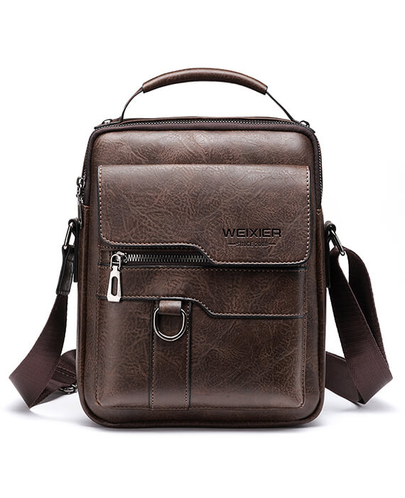 men’s shoulder bag vintage leather crossbody bag-2