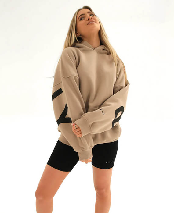 women’s hoodie letters printed pullover-5