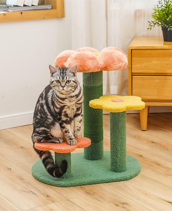 3 Layers Flower Cat Tree Cat Scratcher 3