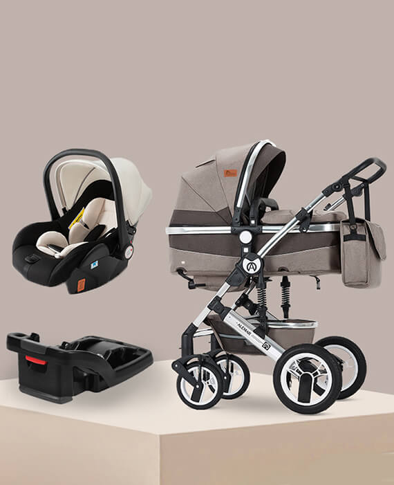 Baby Boy Combo Travel System Set Stroller With Car Seat Playard