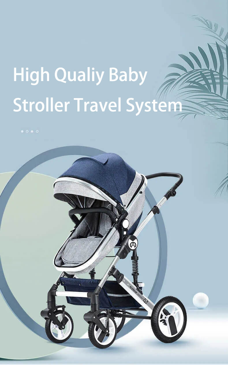 TPFLiving combination stroller 3in1 set - model 2 fabric