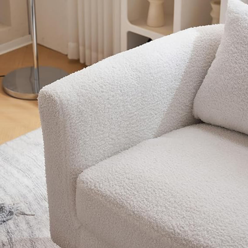Wool Living Room Furniture, Luxury Modern Design Pouf