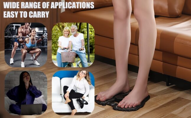 EMS Foot Massager Mat Portable Folding Foot Massager Pad 13