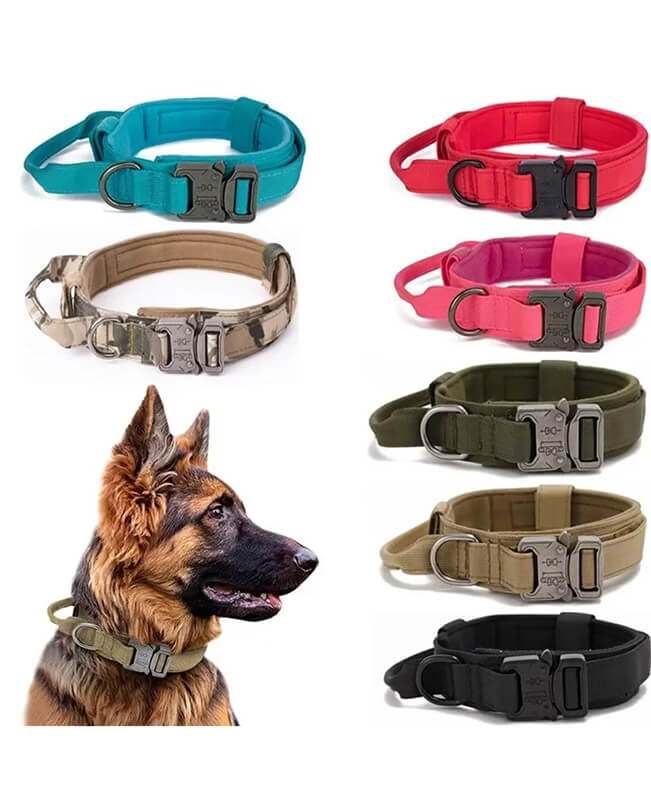 Heavy Duty Tactical Dog Collar Training Military Dog Collar 10