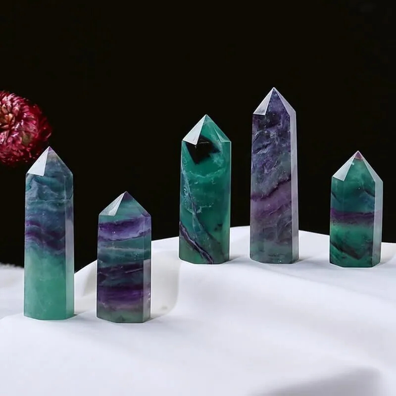 Rainbow Flourite Tower Wholesale 3.webp