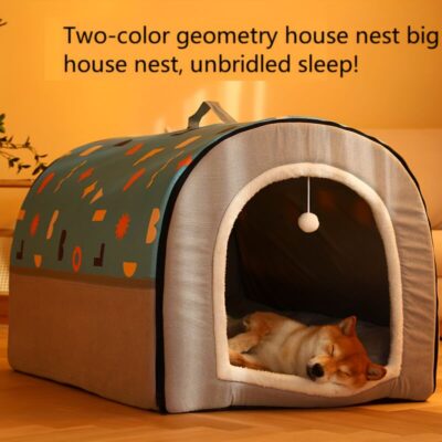 Warm Large Dog House Dog Bed for Dog and Cat 2