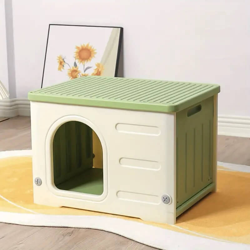 Easy-Clean Cat Cave For Indoor Pet House -7