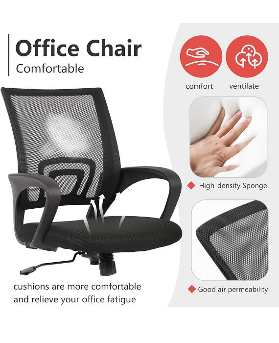 Home Office Chair Ergonomic Computer Swivel Chair (7)