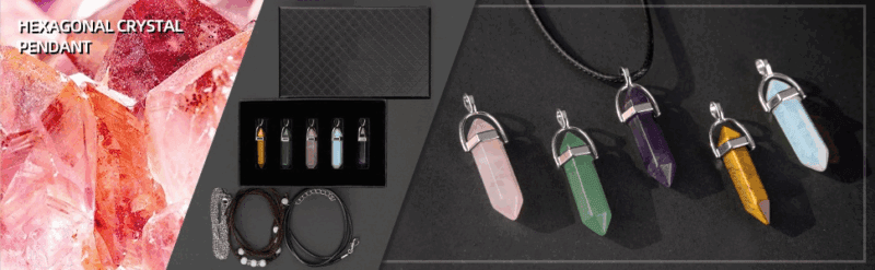 Rose Quartz Necklace Genuine Crystal Pendant for Women and Men Bulk