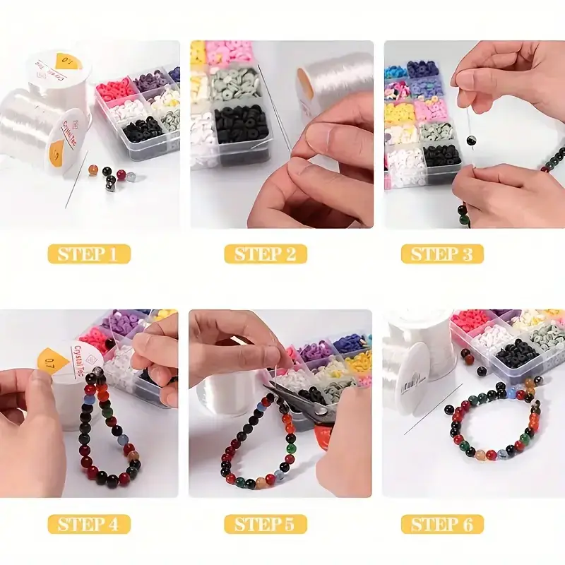 DIY Elastic Strings Stretchy Cord for Bracelets 0.5-1MM