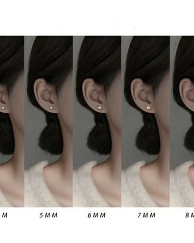 Small Gorgeous White Purple Pink Freshwater Pearl Studs