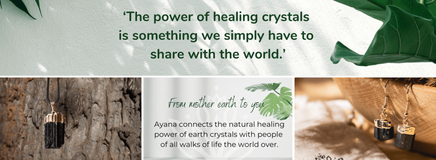 Black Tourmaline Pendant Necklace Unisex