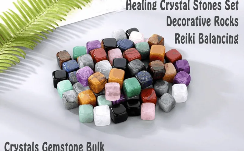 10Pcs Healing Stone Box Gift Decoration Bulk 1