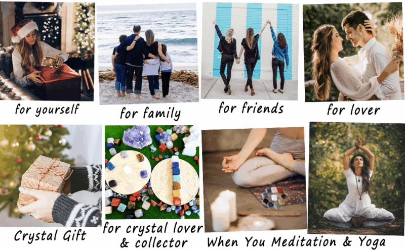 10Pcs Healing Stone Box Gift Decoration Bulk 2