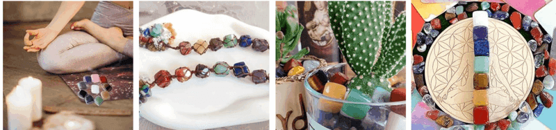 10Pcs Healing Stone Box Gift Decoration Bulk 3