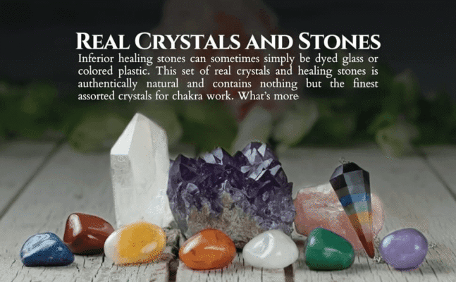 11Pcs 7 Chakra Healing Stones Crystal Wooden Box Bulk 1