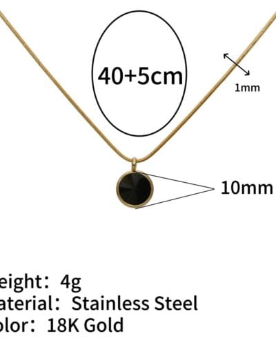 Delicate 18K Gold Plated Family Birthstone Necklace Pendant