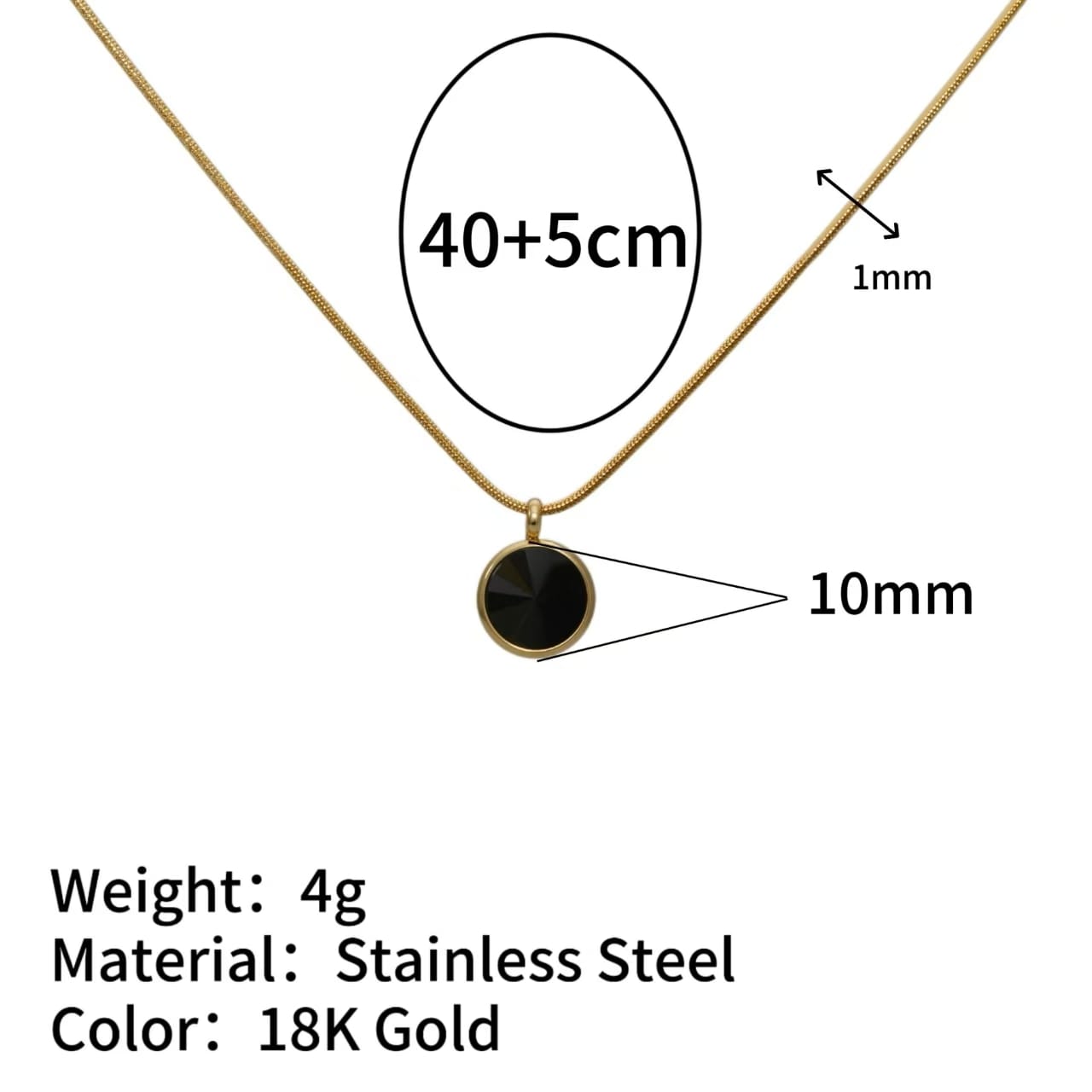 Delicate 18K Gold Plated Family Birthstone Necklace Pendant