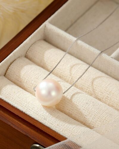 Versatile Single Pink Mother-of-Pearl Necklace Chain