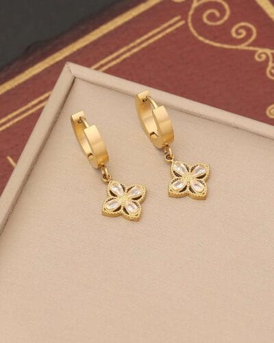 18K Gold Plated Rope Chain Shell Pearl Pendant Necklace 4