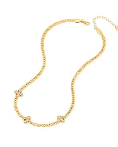 18K Gold Plated Rope Chain Shell Pearl Pendant Necklace 5