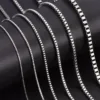 1Pcs 2/3/4mm Stainless Steel Box Chain Necklace Wholesale